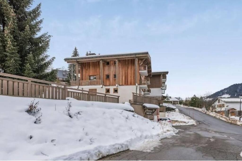 Charmant T2 Megeve, 10 Min A Pied Du Centre Dış mekan fotoğraf